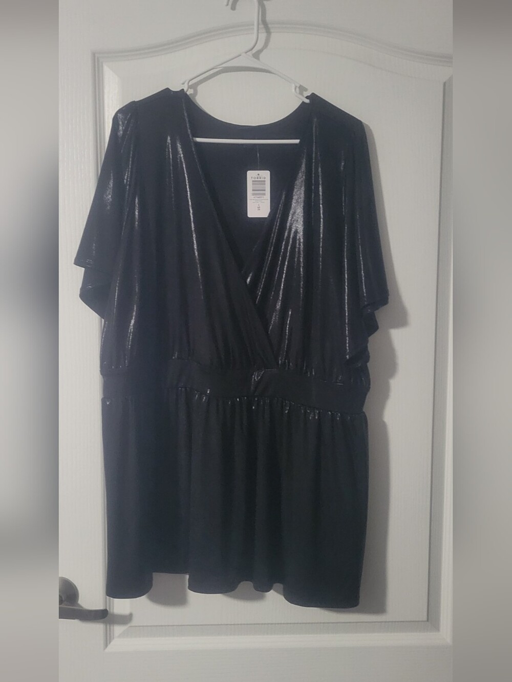 Torrid Deep Black Shimmer Top